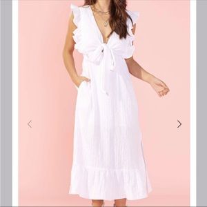 NWT MINKPINK Giselle Reversible MIDI Dress